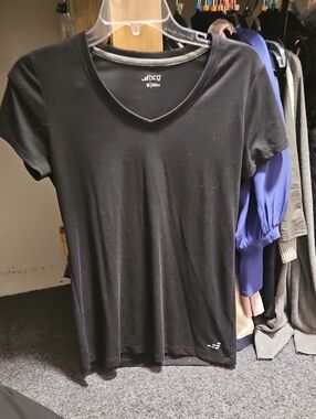 bcg Black Short Sleeve V-Neck Tee